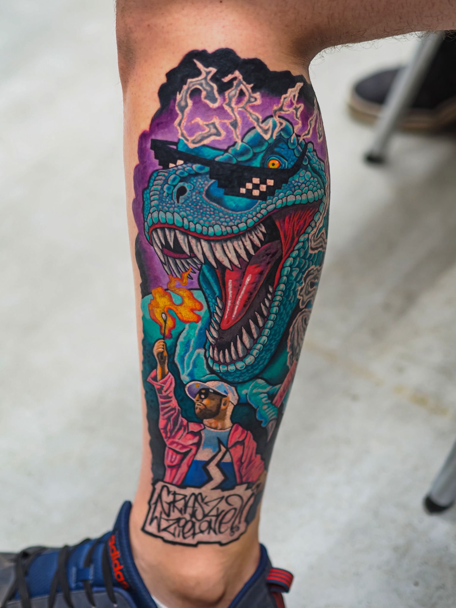 DINOCITYTATTOO – tatuaż dinozaura #1 – DINKZ ART