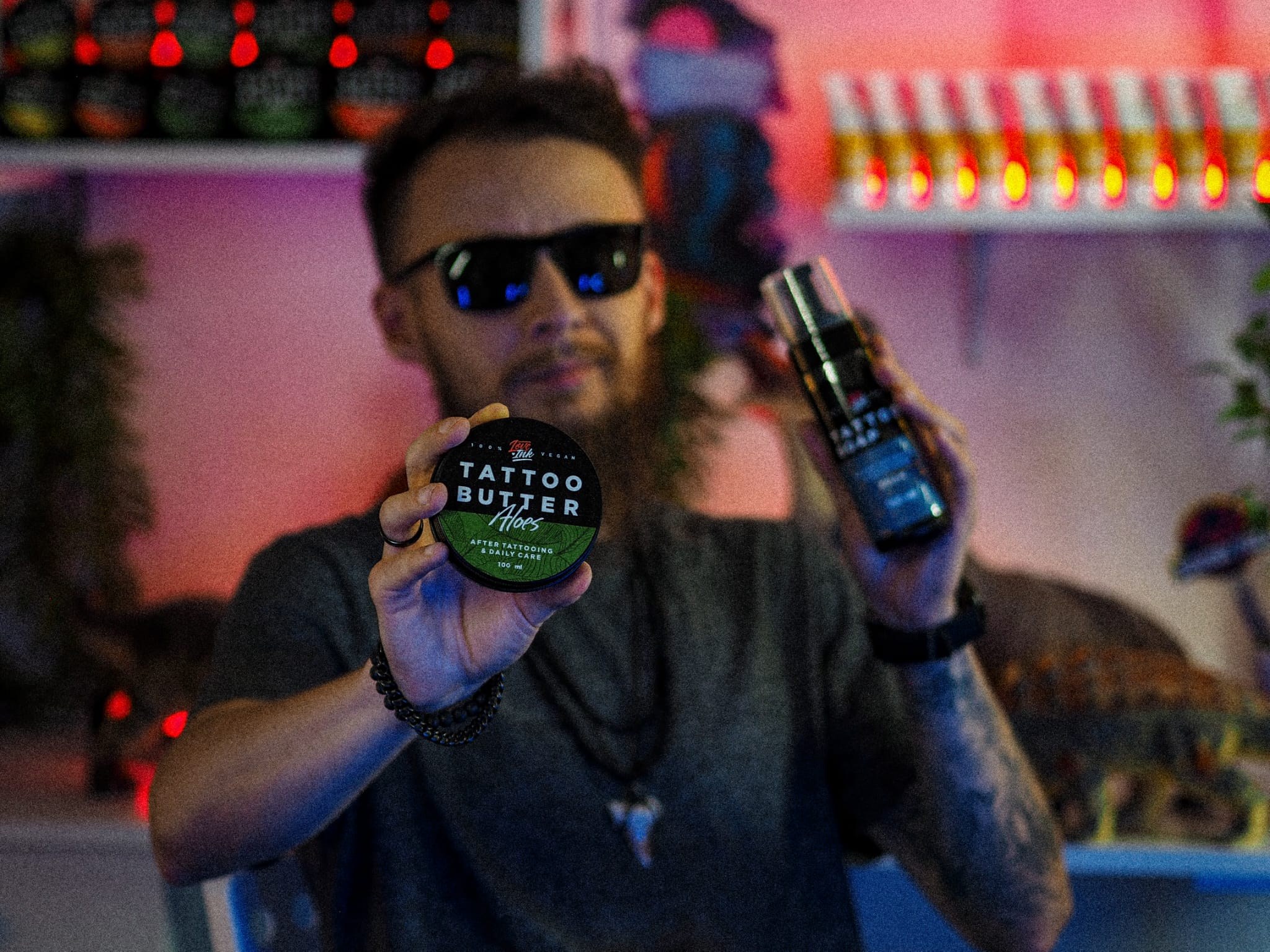 Jakub DINKZ Chruściel z Tattoo Butter w studiu DINKZ ART