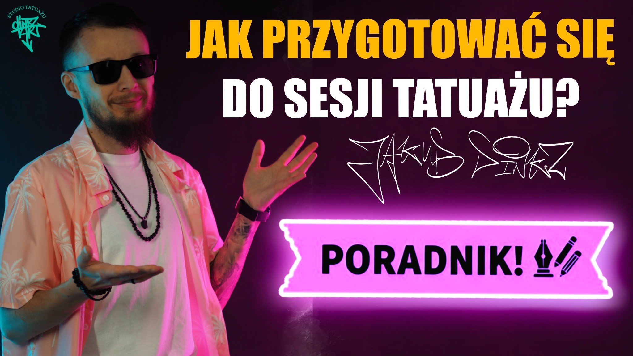 Miniatura YouTube - Jak przygotować się do sesji tatuażu? DINKZ ART Myszków